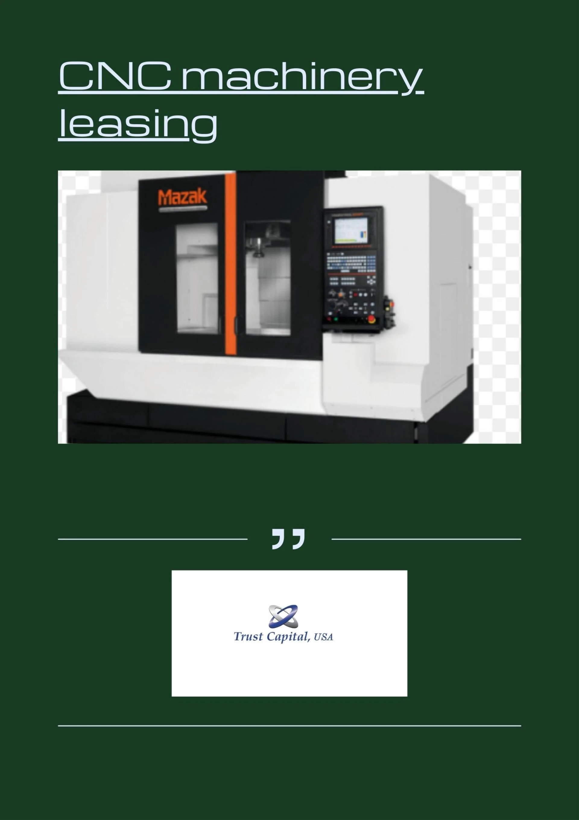 Some Advantages And Disadvantages Of CNC Machinery Leasing