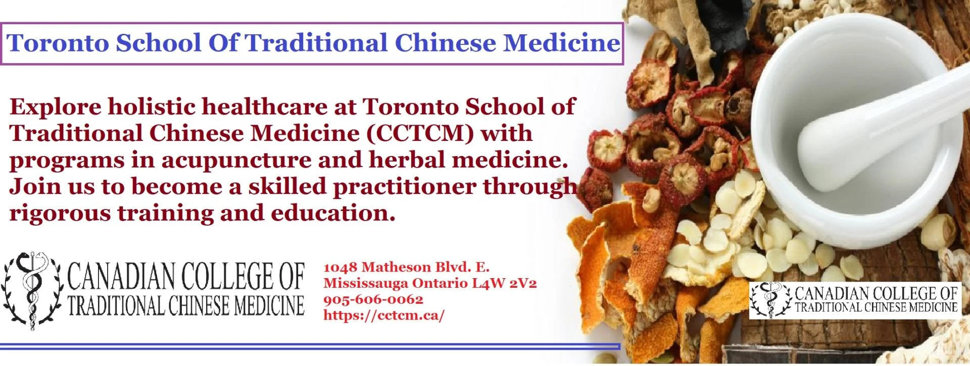 Toronto School Of Traditional Chinese Medicine | CCTCM