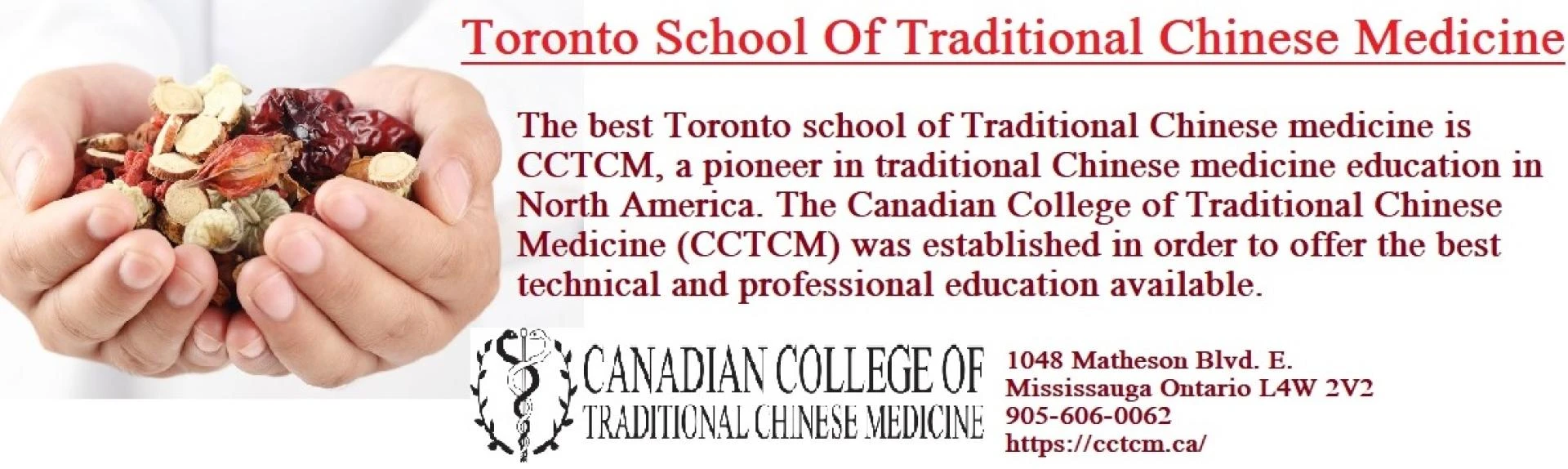 Toronto School Of Traditional Chinese Medicine | CCTCM