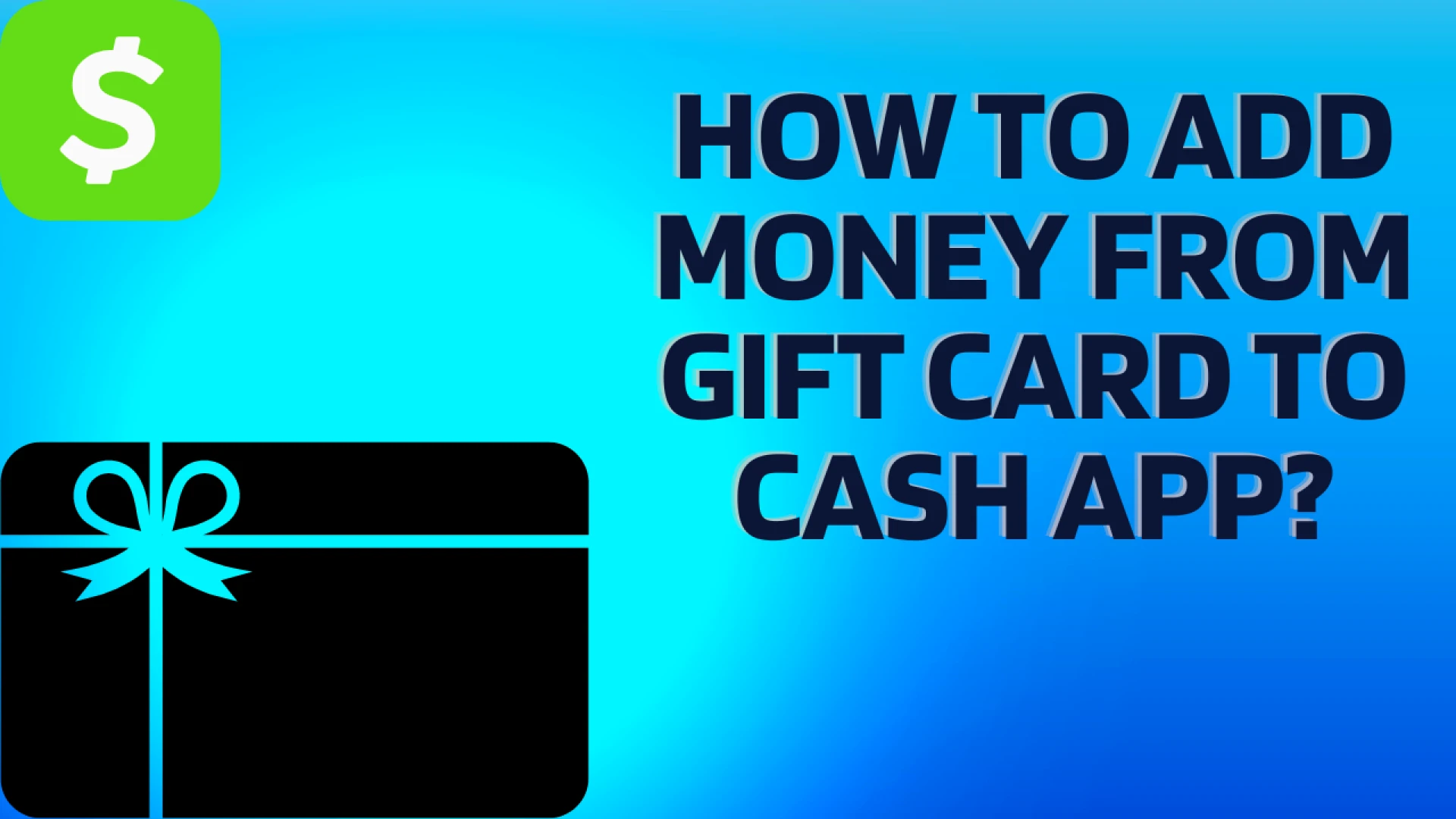 How to Add a Gift Card to Cash App?
