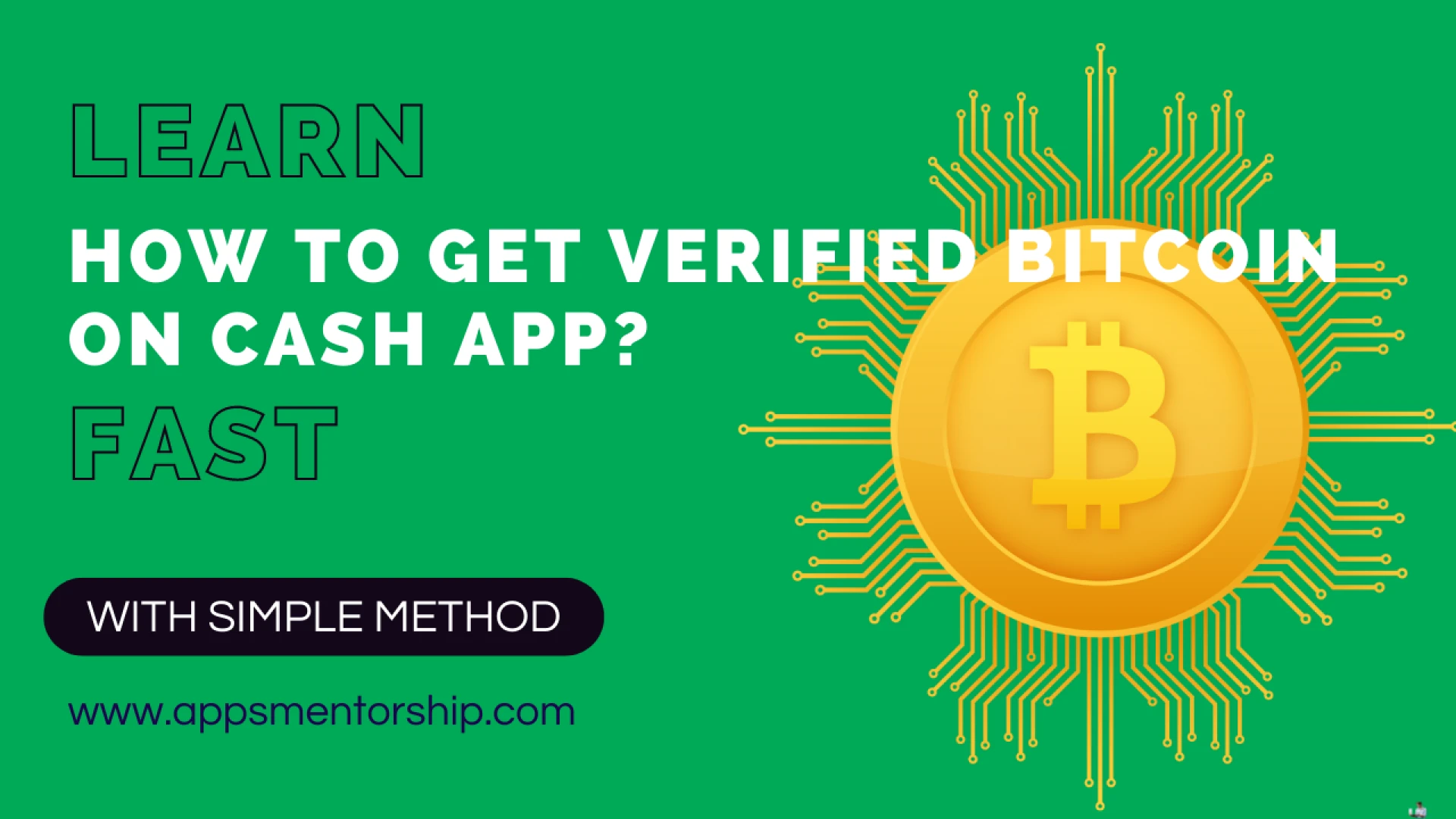 How to Get My Cash App Bitcoin Verified- Apps Mentorship