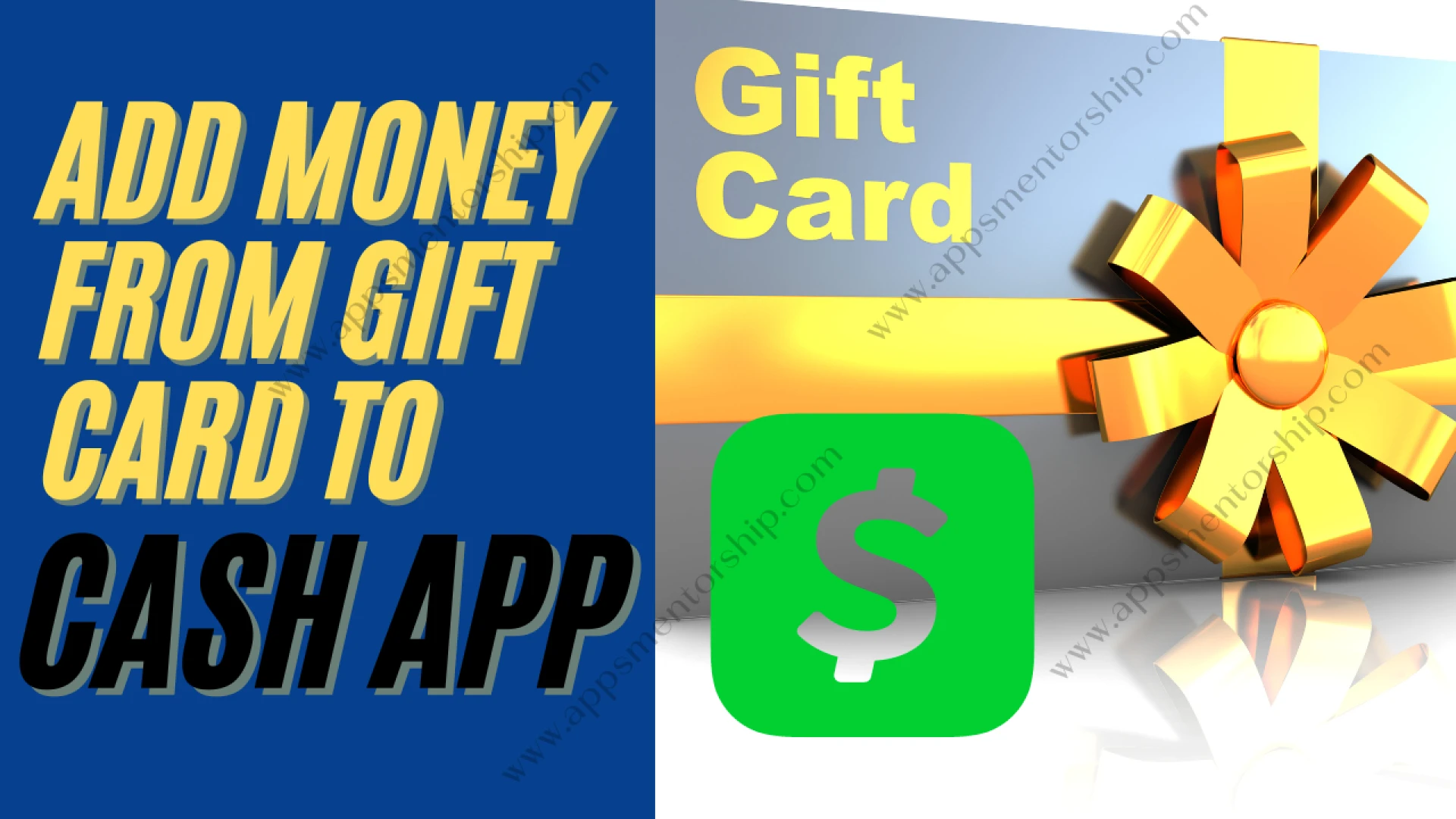 How do you add a gift card to Cash App?