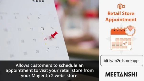 Magento 2 Retail Store Appointment 