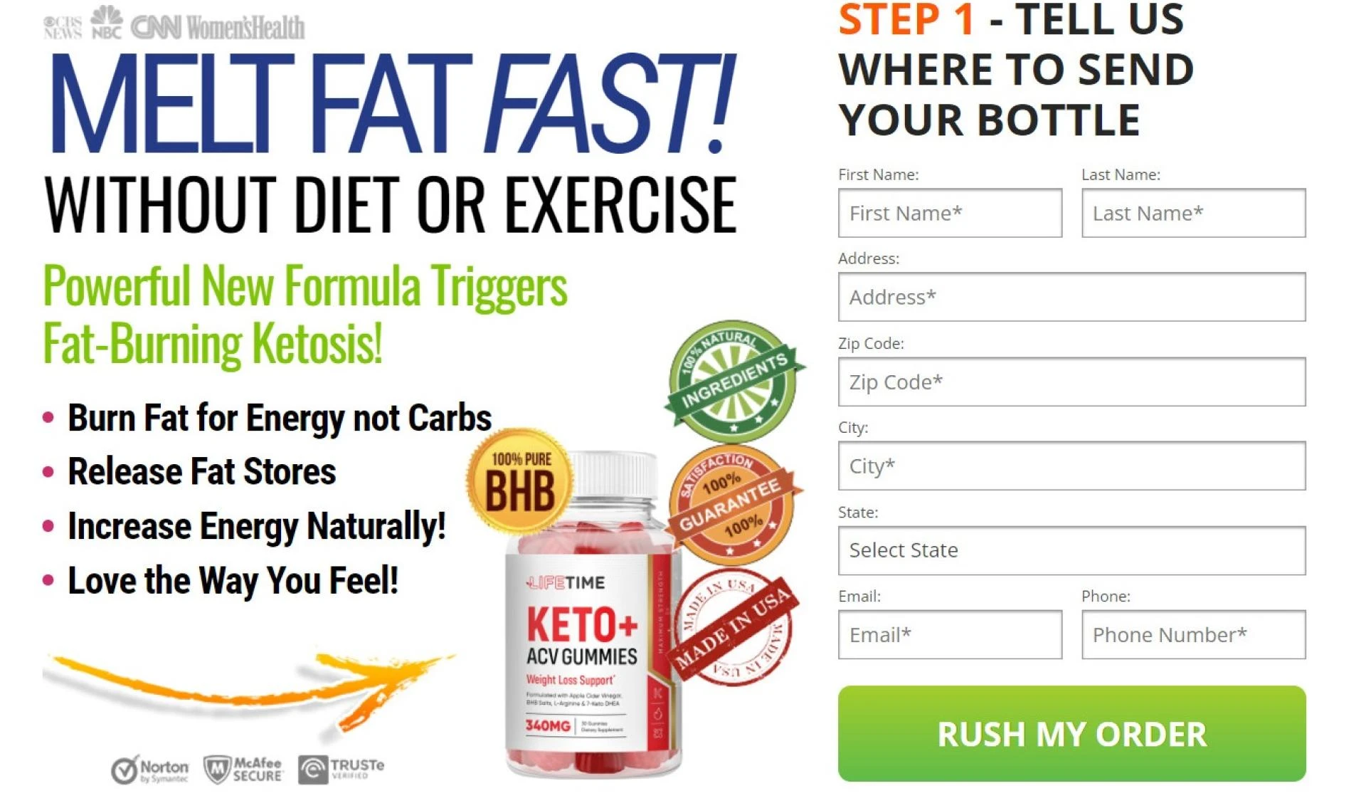 Lifetime Keto+ ACV Gummies USA Components, Price &amp; Reviews [2023]