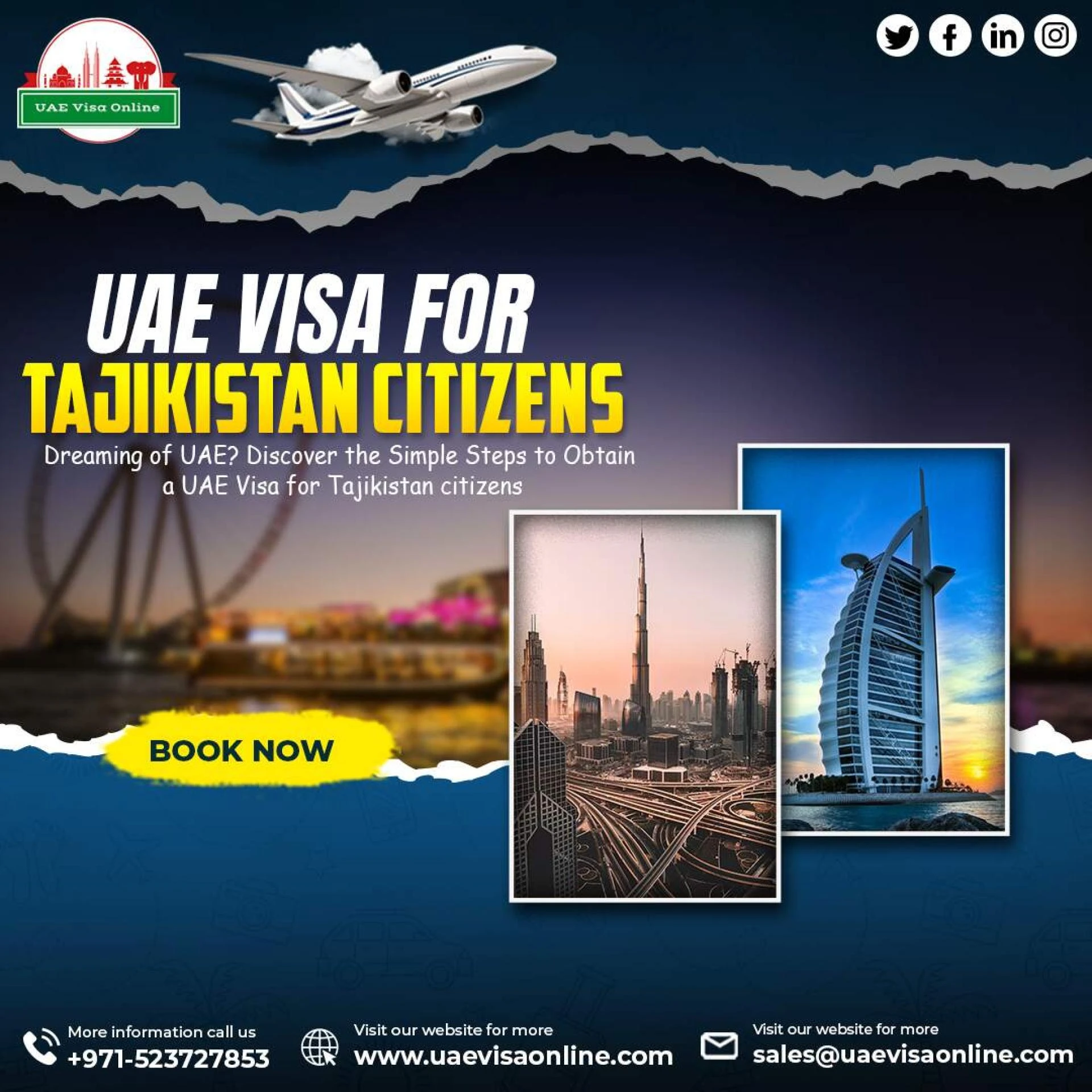 UAE Visa For Tajikistan Citizens