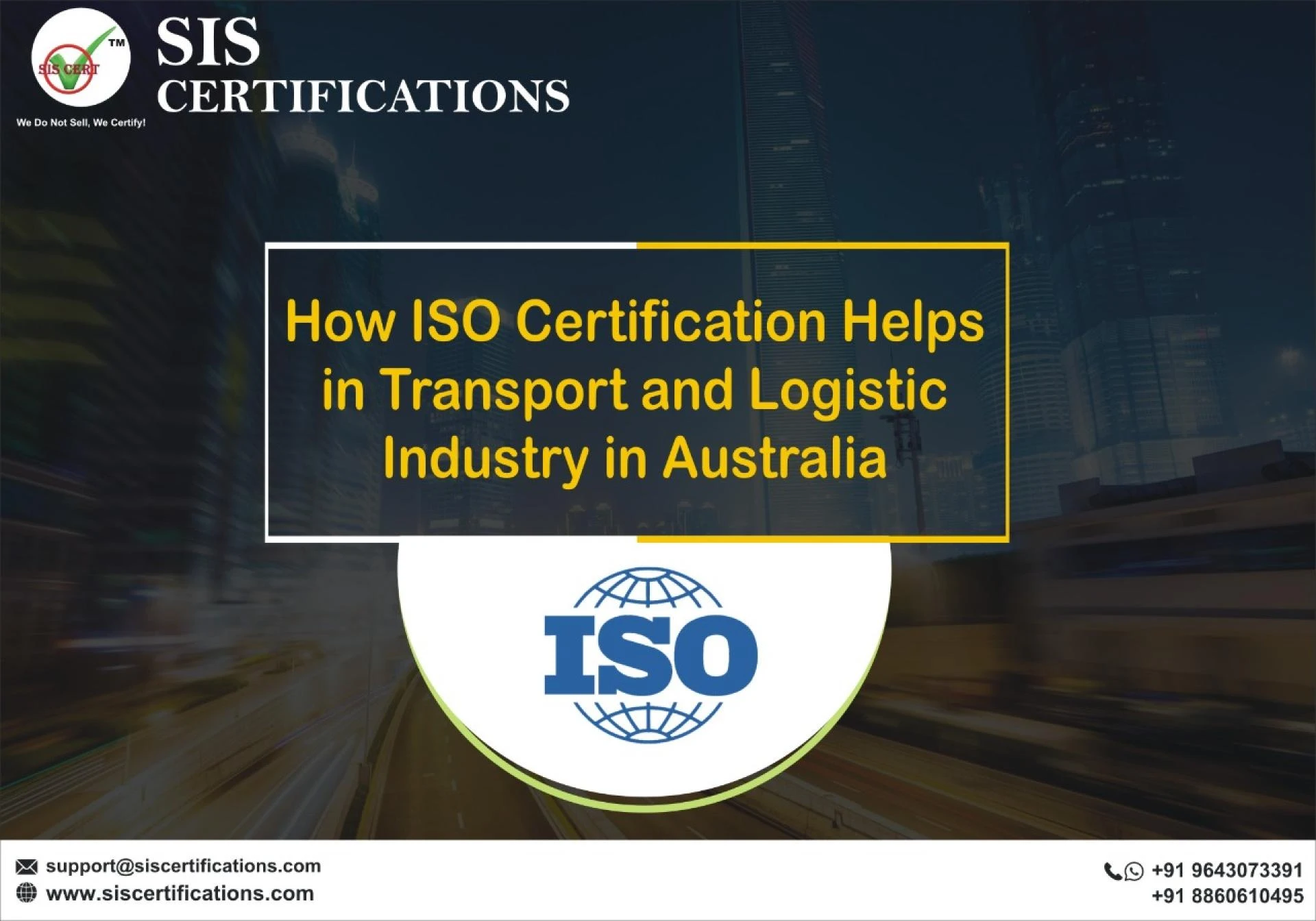 How ISO Certification Help in Transport and Logistic Industry in Australia
