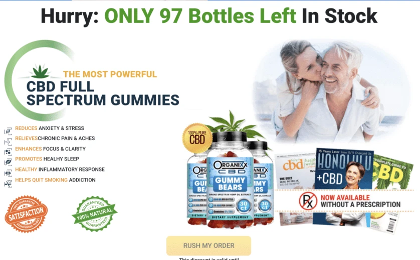 Organixx CBD Gummies Reviews - Five Difficult Things About Organixx CBD Gummies Reviews?