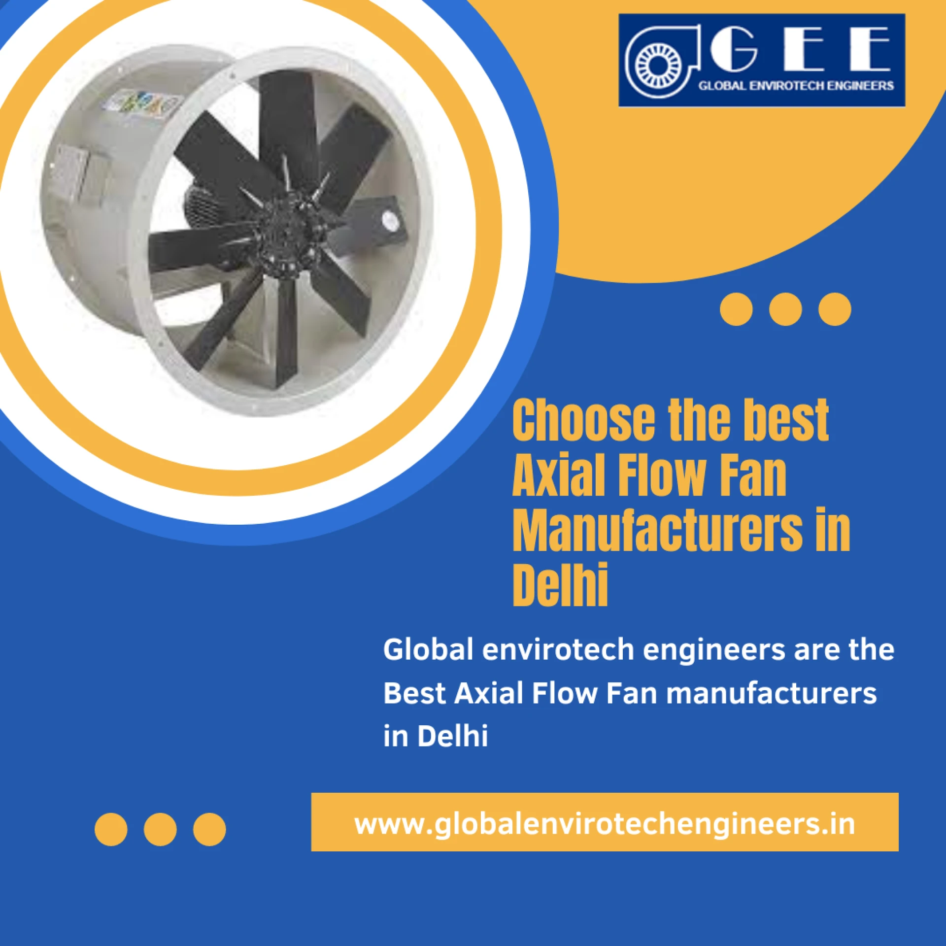 Choose the best Axial Flow Fan Manufacturers in Delhi
