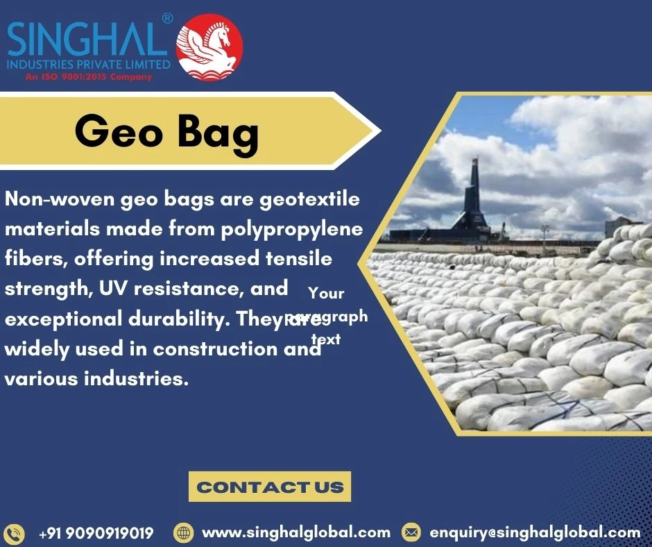 Geo Bags: Applications and Benefits in Civil Engineering