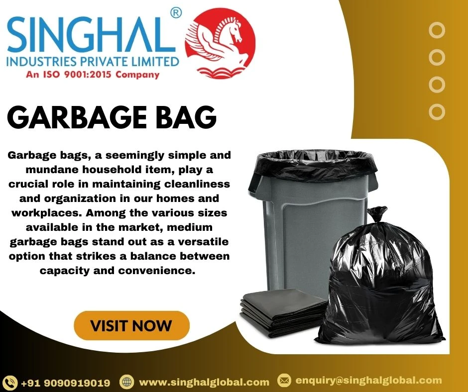 Garbage Bags: Keeping Your Space Clean and Tidy with Convenience