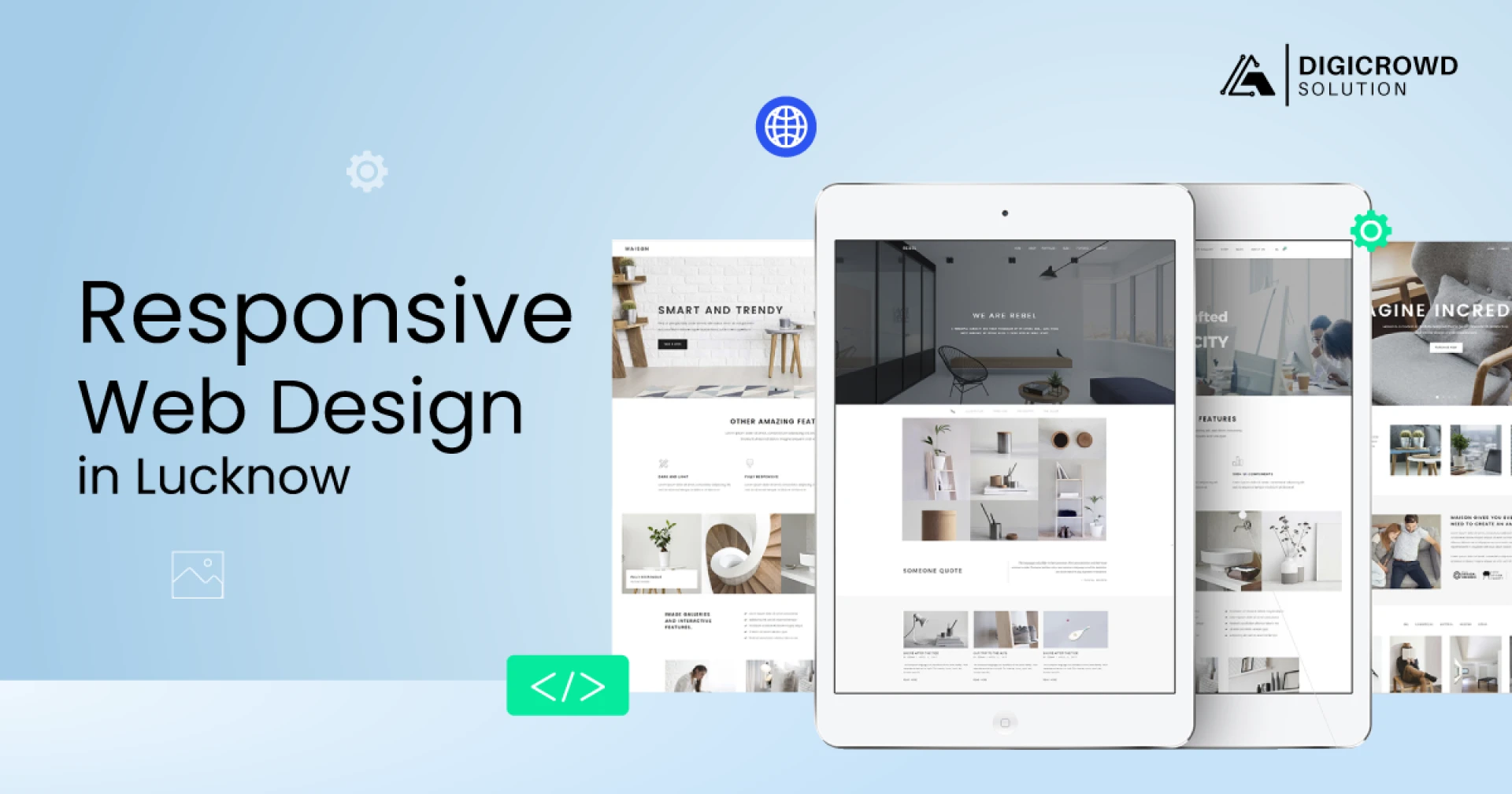 Elevate Your Digital Presence with Digicrowd Solution - Your Trusted Website Design Company in Lucknow
