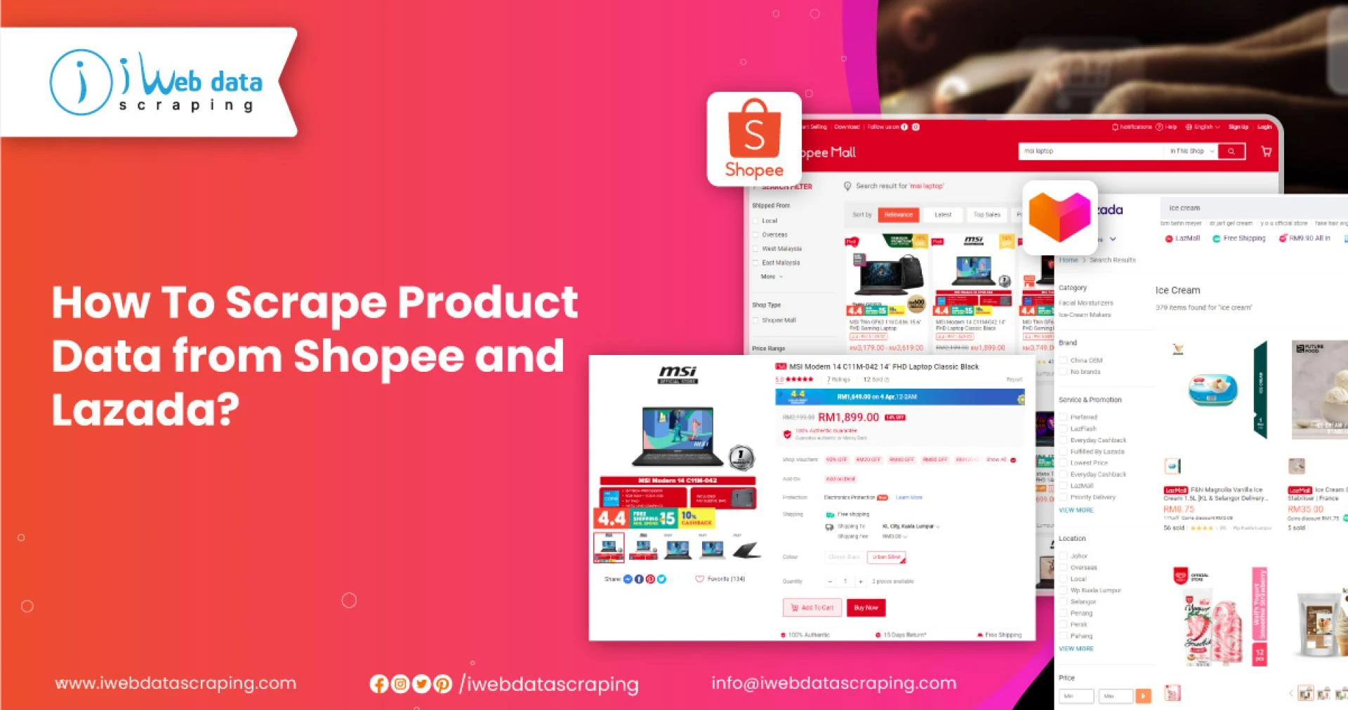 How To Scrape Product Data From Shopee And Lazada?