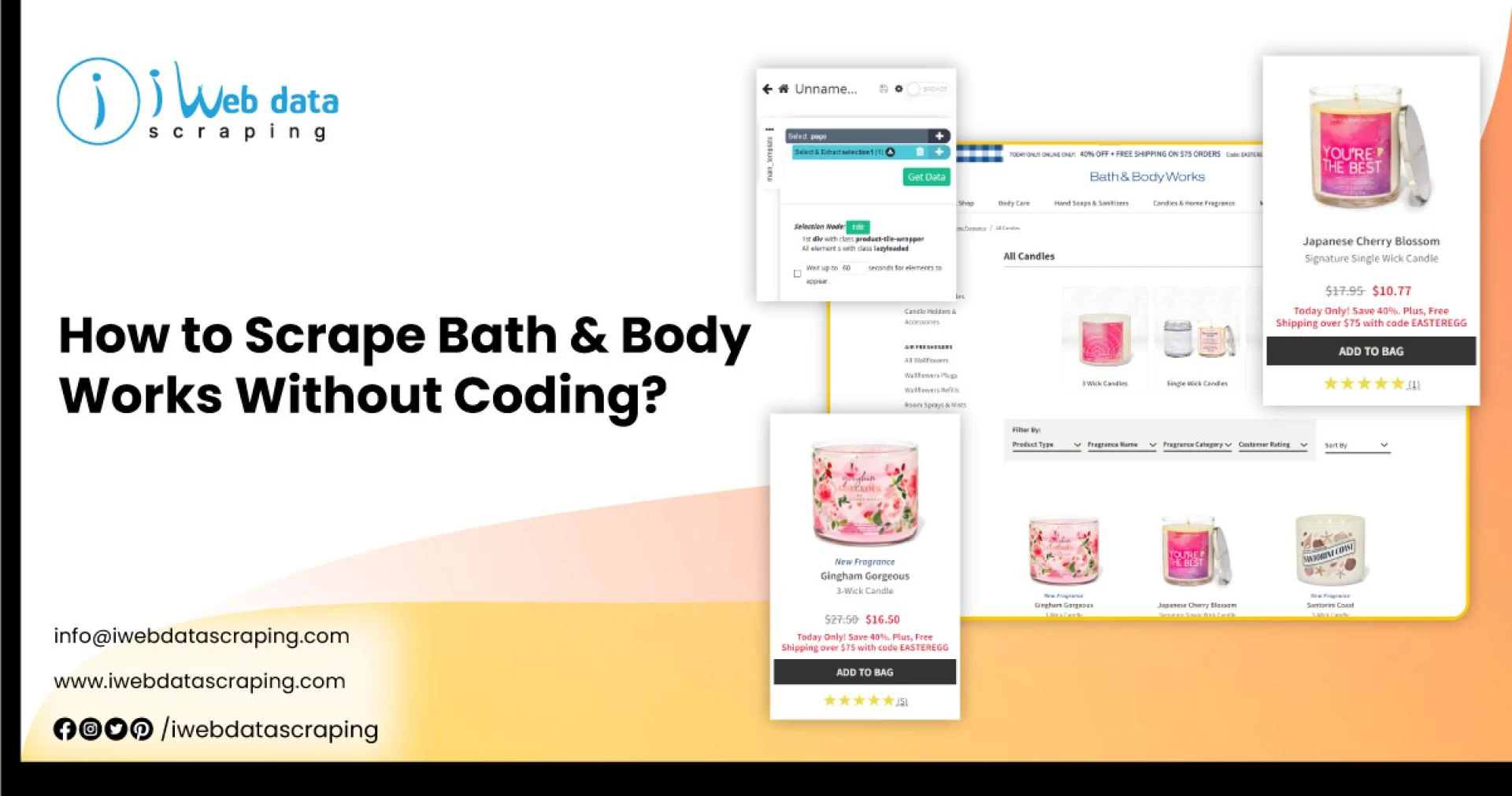 How to Scrape Bath &amp; Body Works Without Coding?