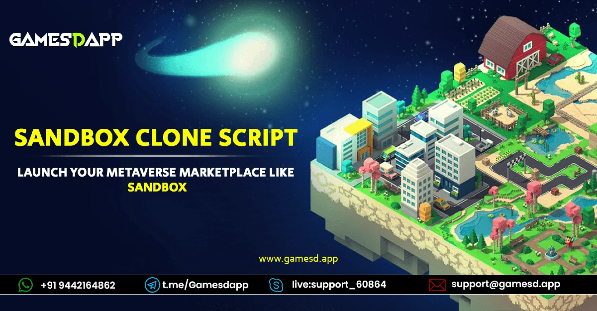 Develop your virtual gaming platform like sandbox