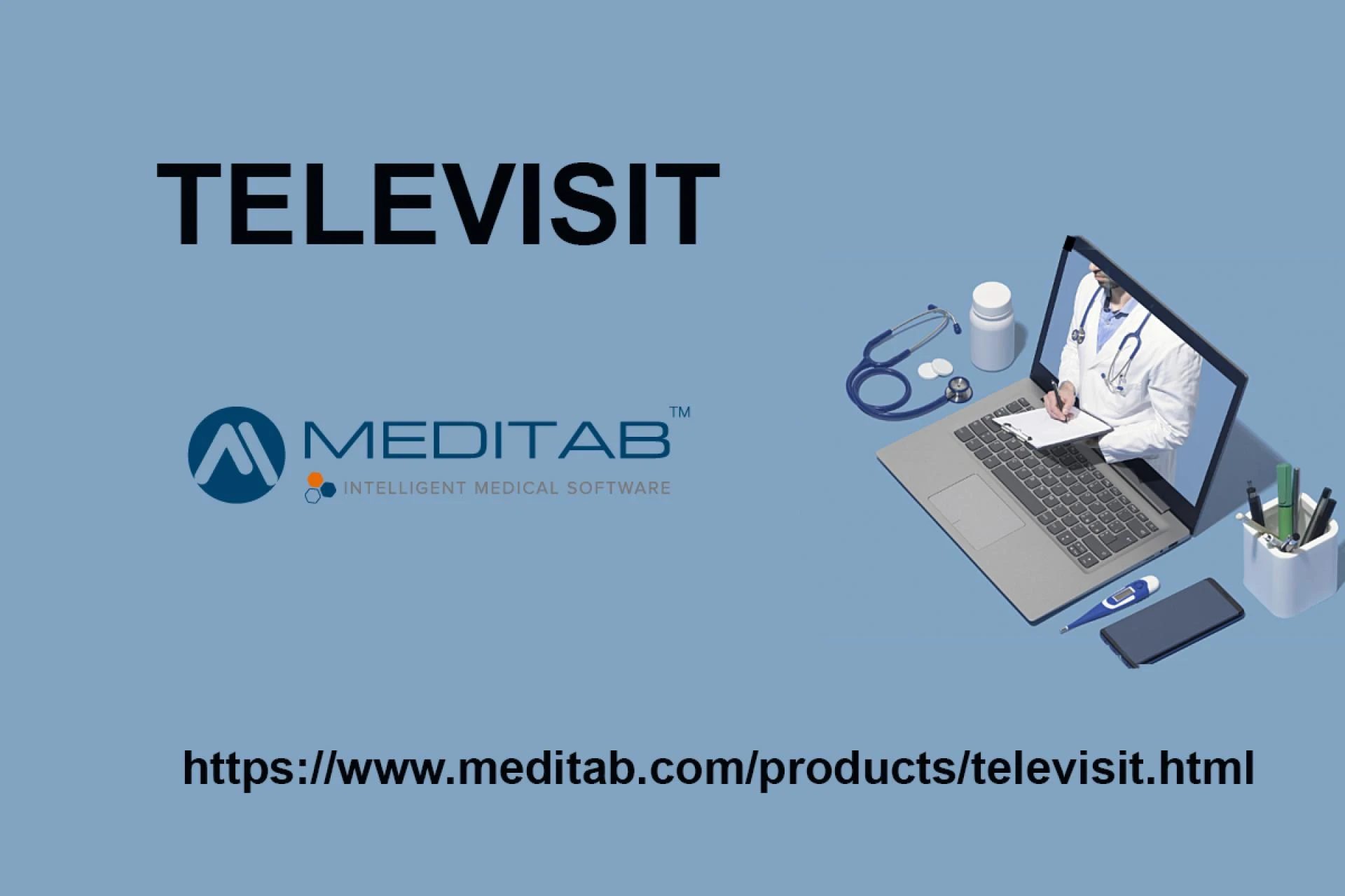 Unlock all the potential and deliver entire care to the patients with Meditab’s Televisit solutions