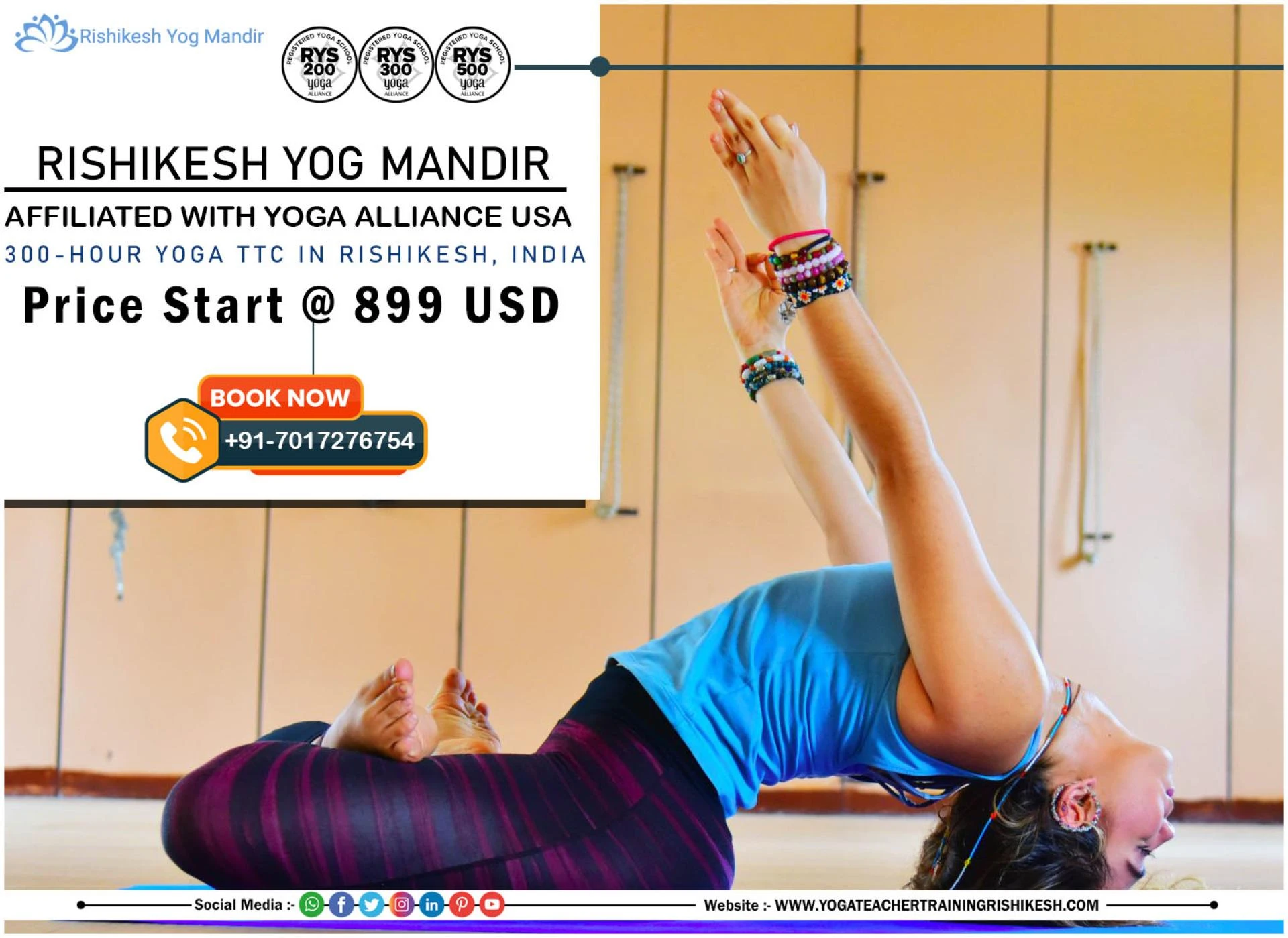 300 Hour Yoga Teacher Training In Rishikesh