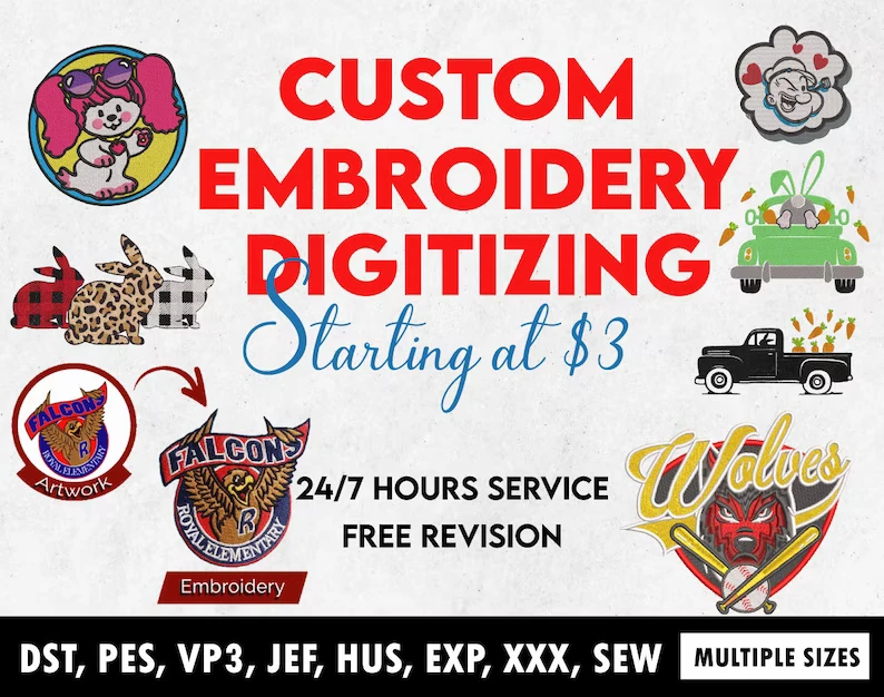 The Amazing World of Custom Embroidery Digitizing at CustomEmbShop