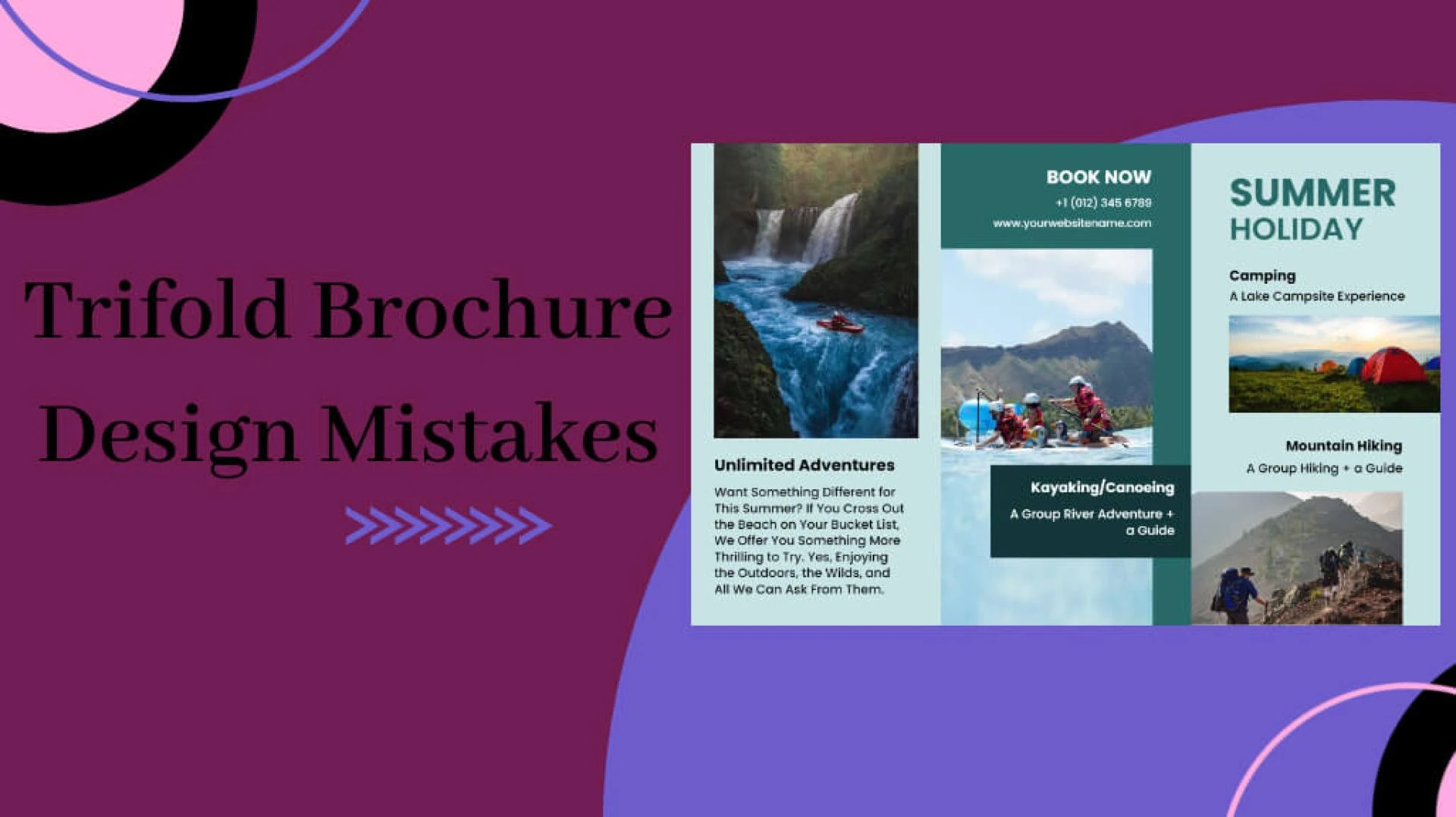 Trifold Brochure Design Mistakes: Avoid These Blunders