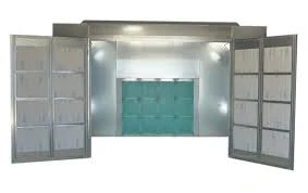 In Boca Raton, painting booths are available