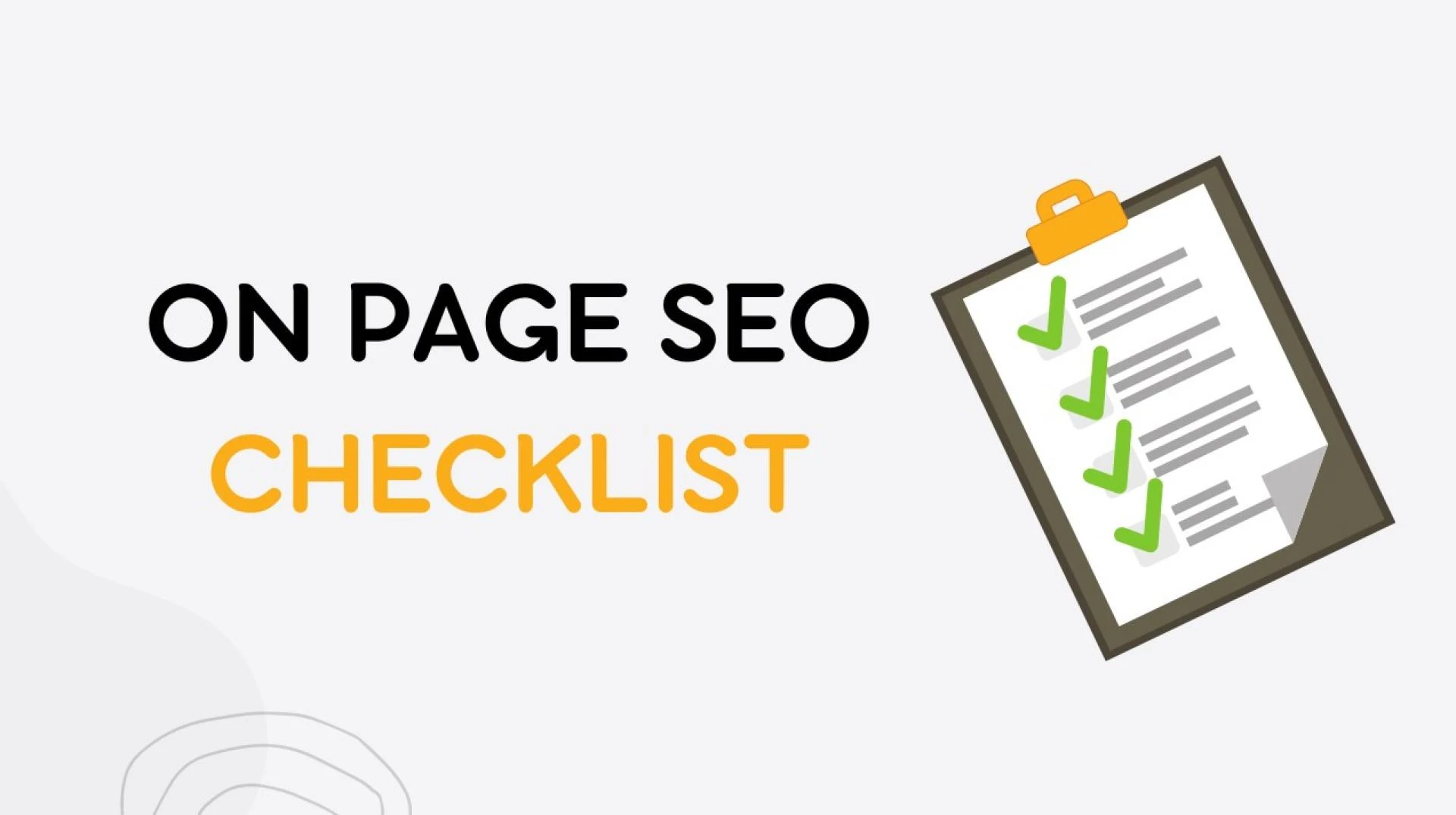 Ultimate On-Page SEO Checklist for Website Optimization