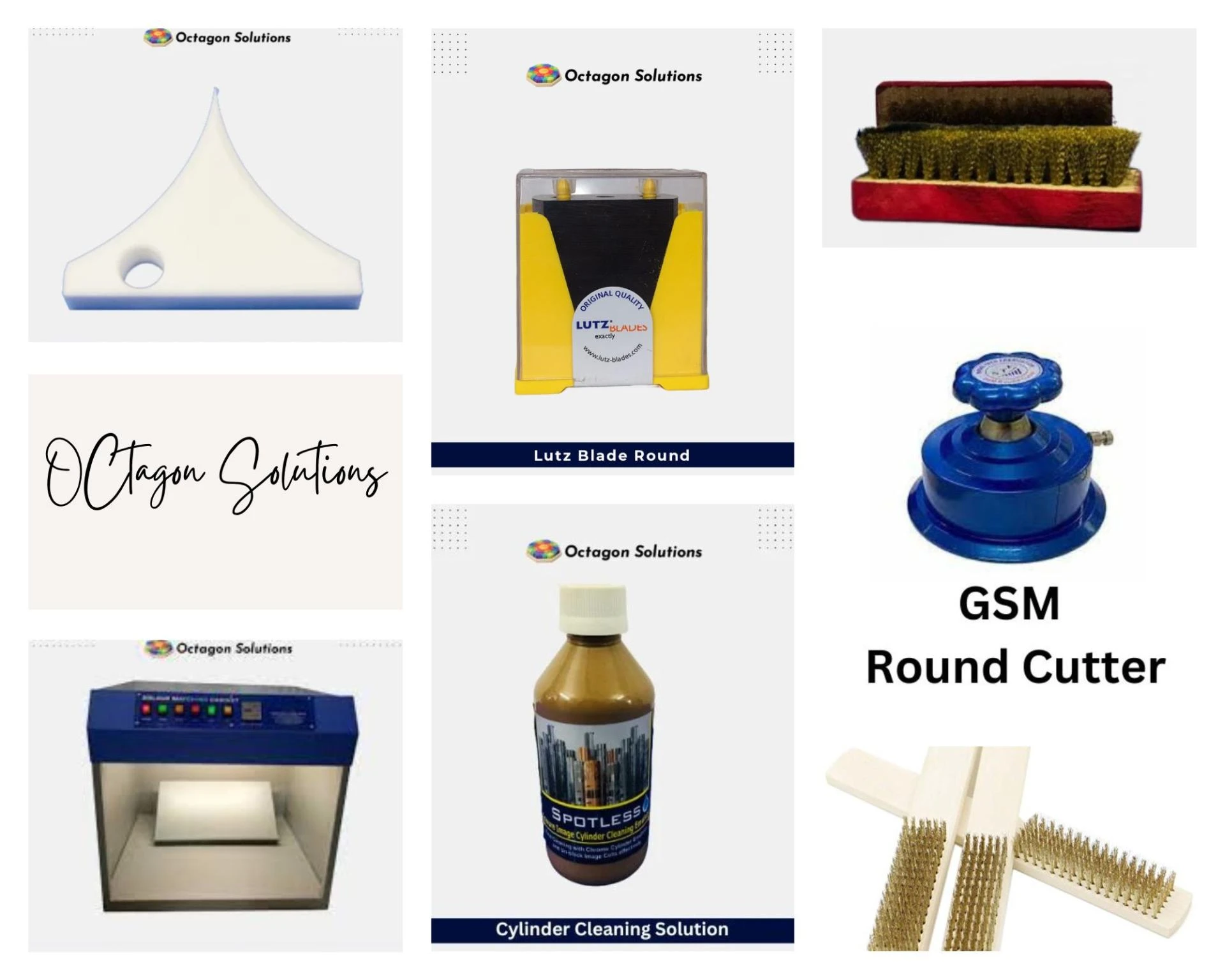 High-quality essential equipment and accessories for Flexo and Rotogravure printing machines: from Octagon Solutions