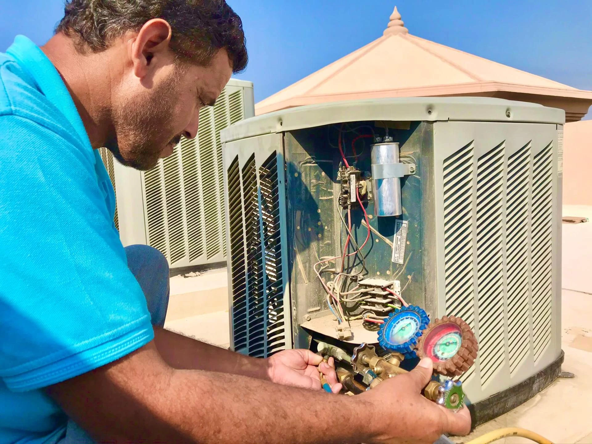 To fix damaged Air Conditioner in summer