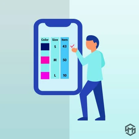 Magento 2 Configurable Product Grid Table View Extension