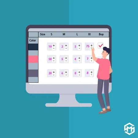 Magento 2 Configurable Product Matrix View Extension