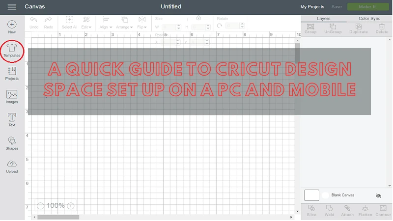 A Quick Guide to Cricut Design Space Set Up on a PC and Mobile