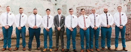 Matching Floral Ties with Wedding Themes and Colors