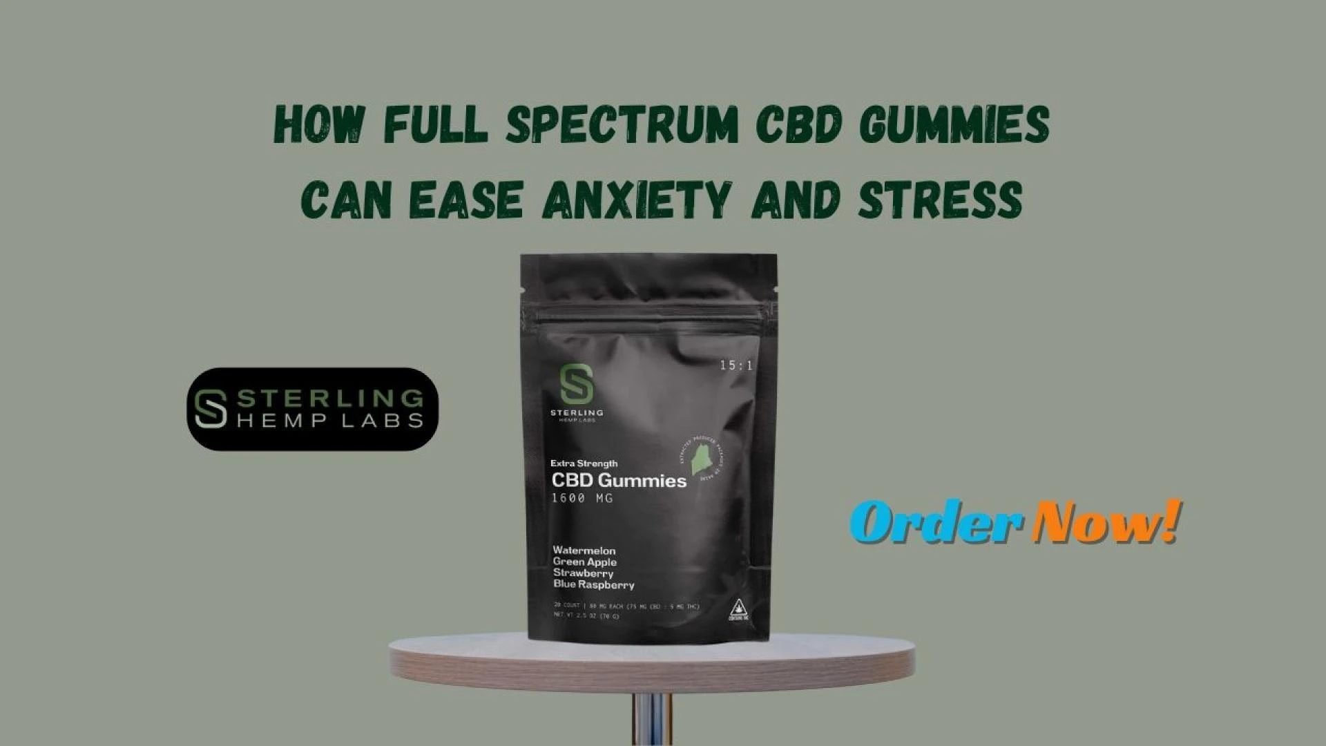 How Full Spectrum CBD Gummies Can Ease Anxiety and Stress