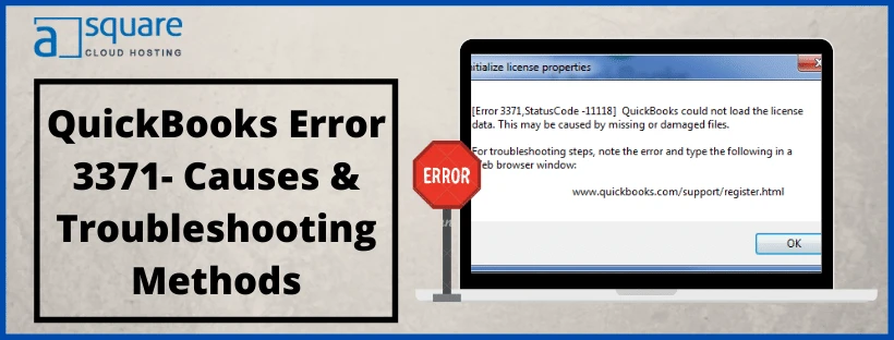 QuickBooks Error 3371- Causes &amp; Troubleshooting Methods