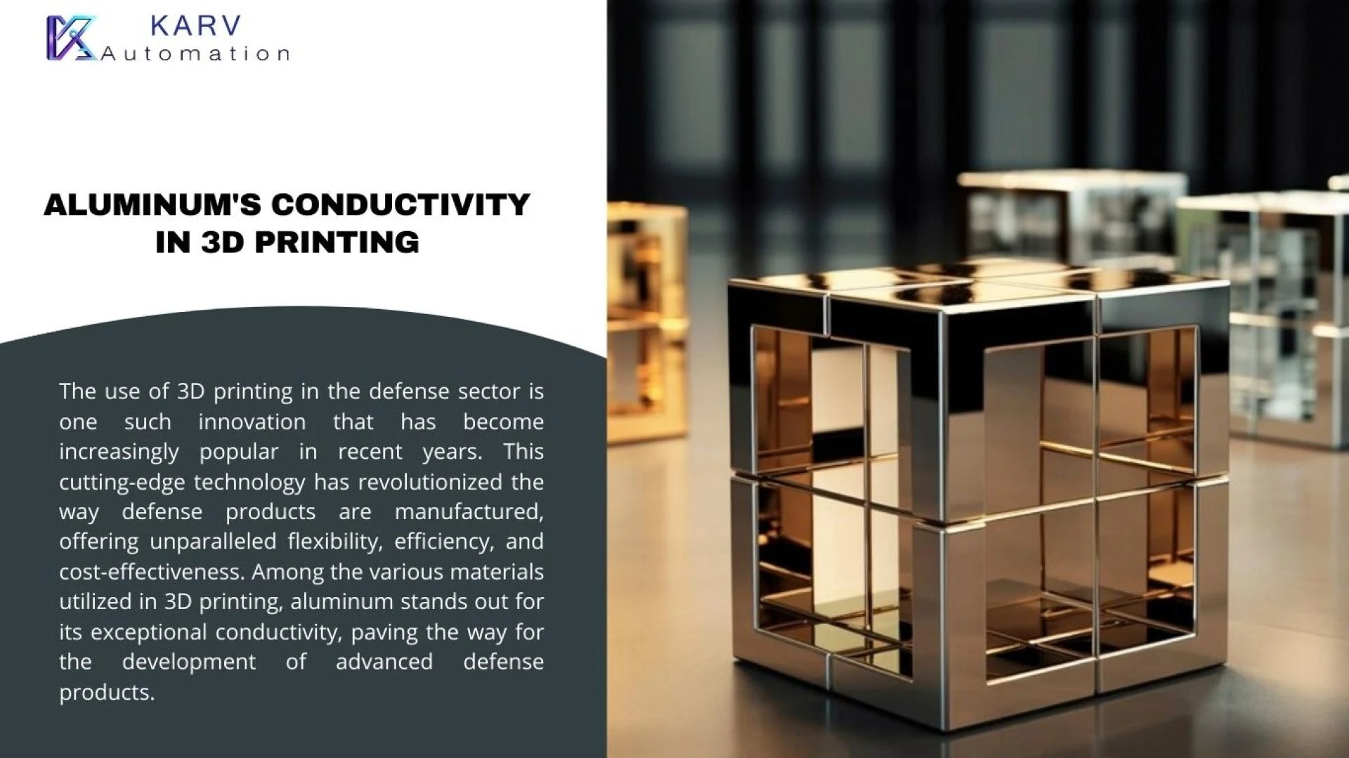 How Does Aluminum's Conductivity Enable Advanced Defense Products Via 3d Printing?