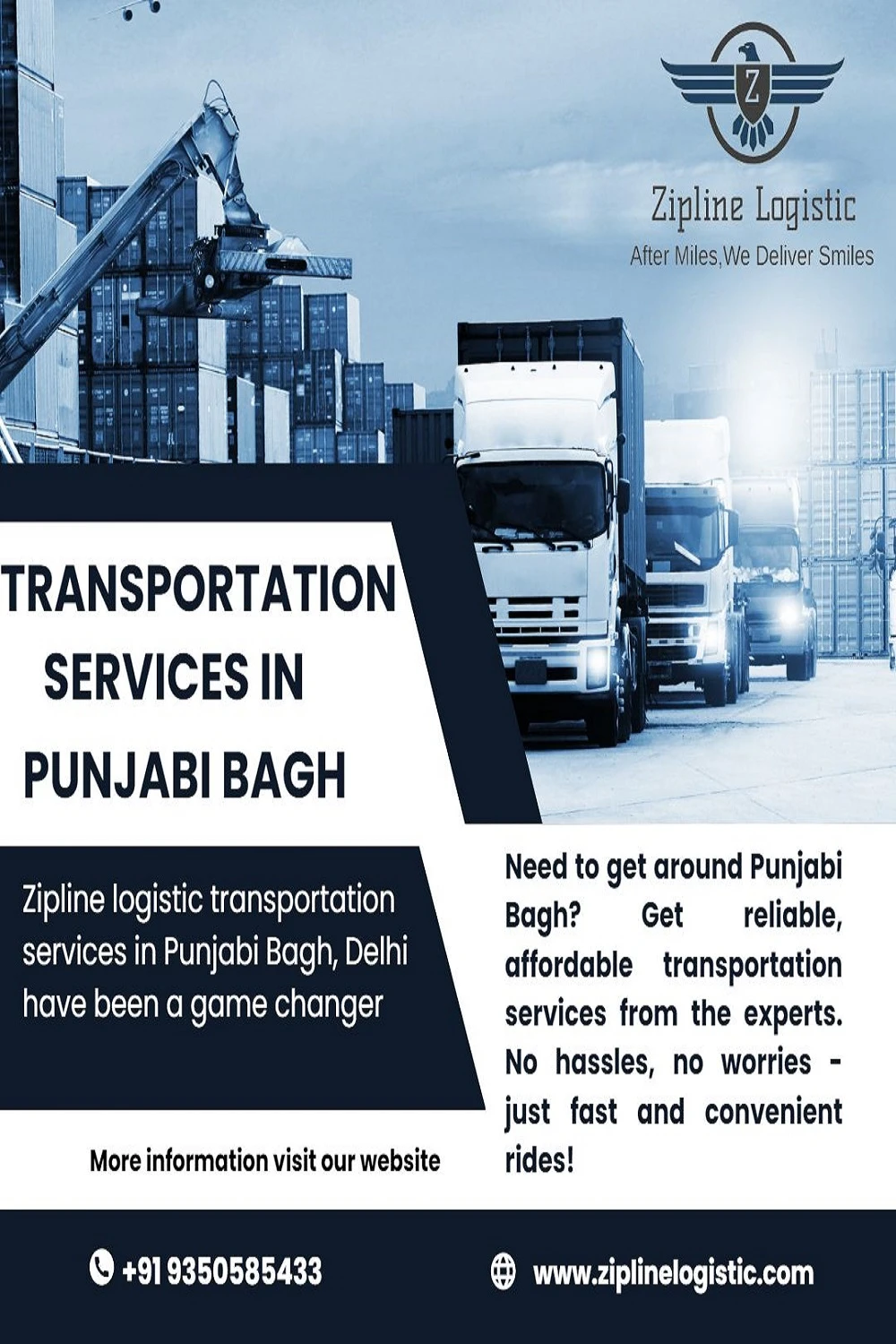Top 10 Best Transportation Services in Punjabi Bagh, Delhi