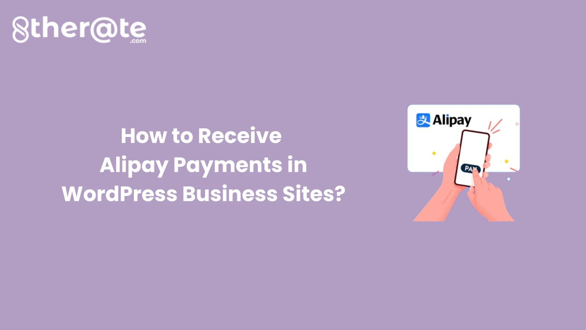 How to Receive Alipay Payments in WordPress Business Sites?