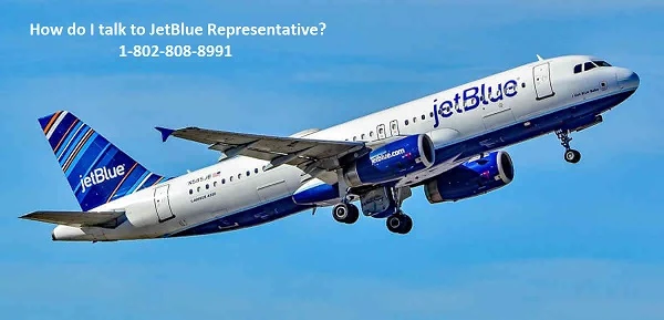 How do I talk to a JetBlue representative?