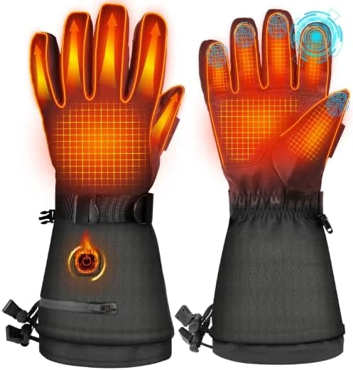 Fight the Frost: Men's Rechargeable Heated Gloves Showcase