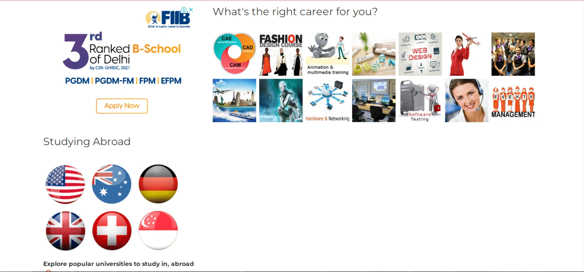 BBA with Aviation Colleges in Bangalore