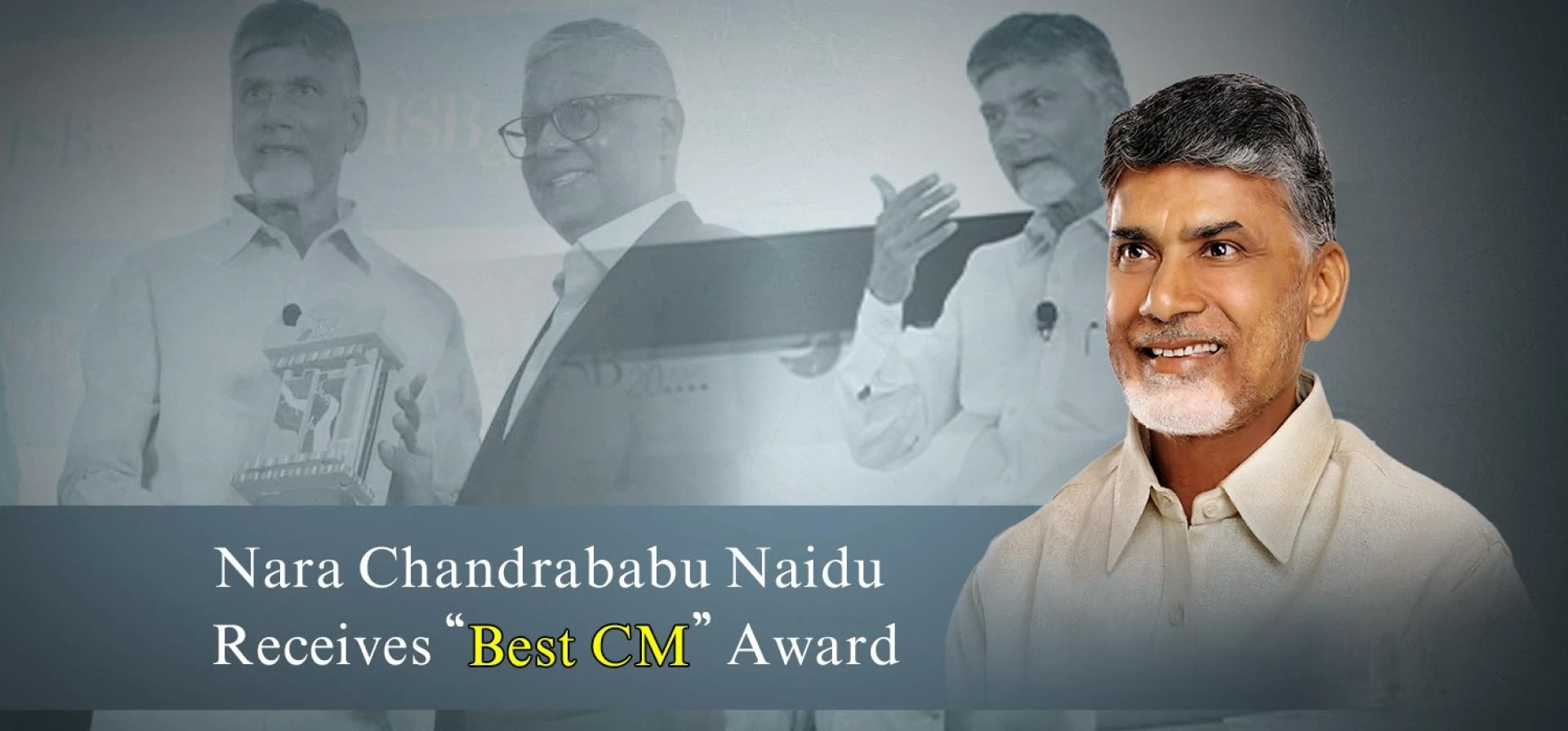 Nara Chandrababu Naidu Receives “Best CM” Award