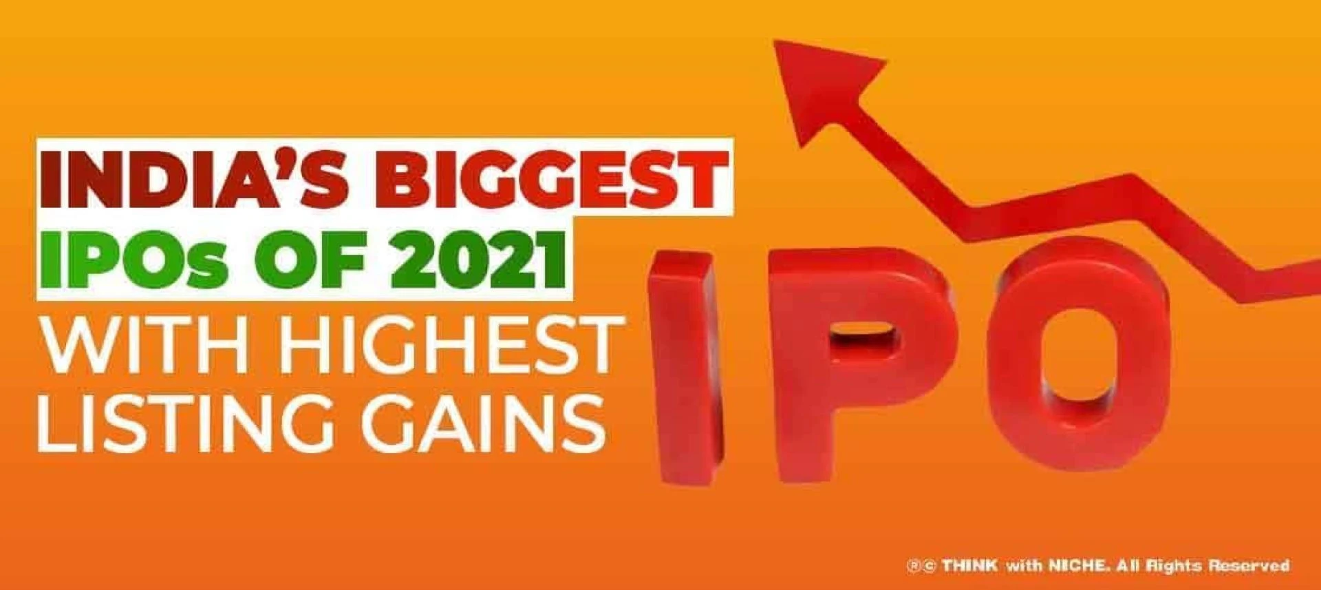 India's Biggest IPOs of 2021 With Highest Listing Gains