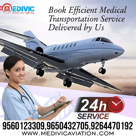 Steadfast Medical Transport Offered by Medivic Aviation Air Ambulance in Ranchi