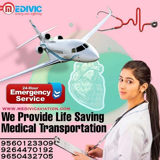 Medivic Aviation Air Ambulance in Patna- Well-Organized Air Patient Repatriation at a Low Cost