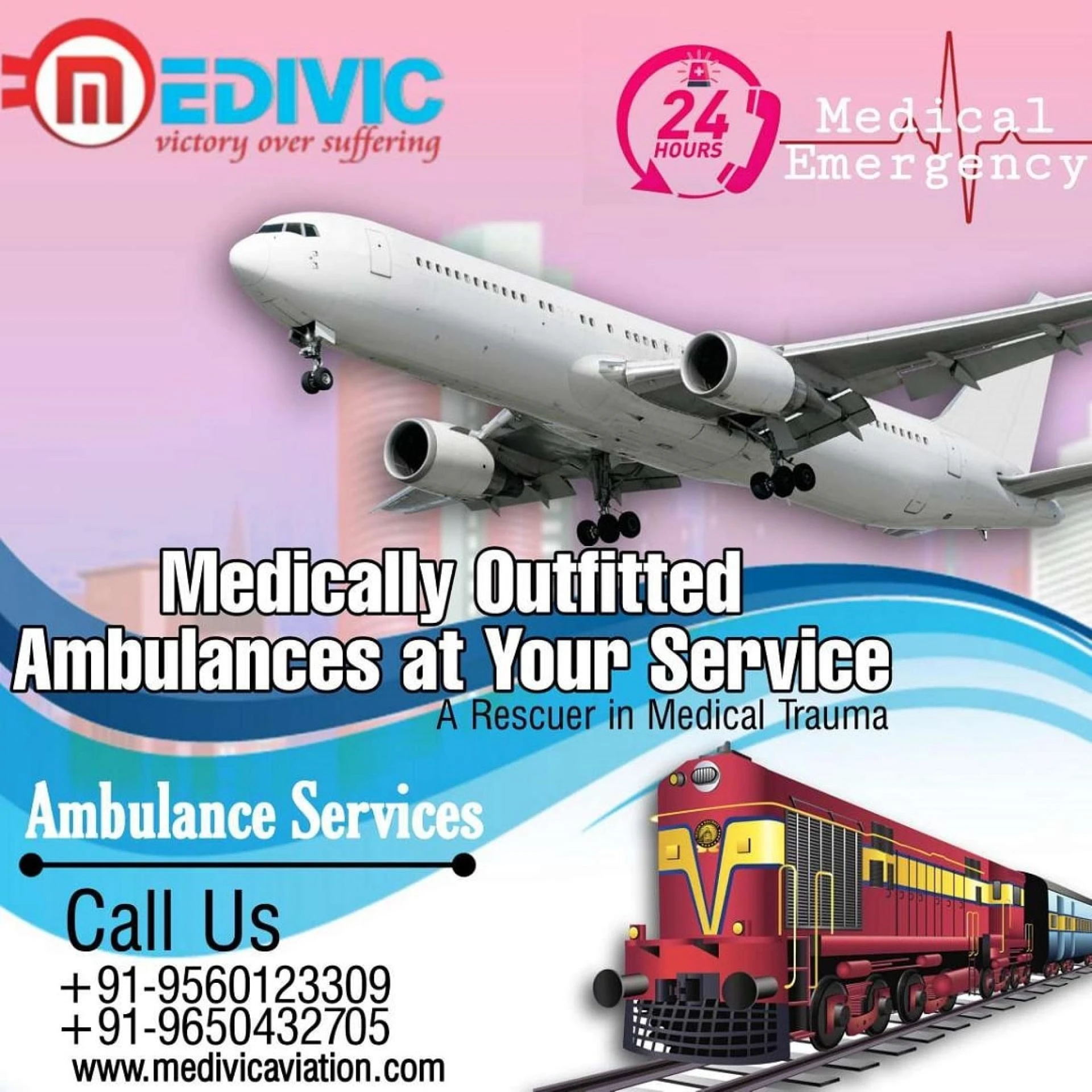 Medivic Air Ambulance in Kolkata- Timely Remedial Relocation at an Affordable Price