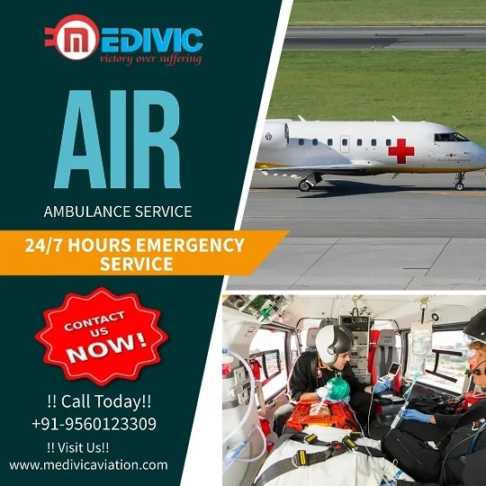 Medivic Aviation Air Ambulance in Patna- Get the Low-Cost Patient Transport in Less Time