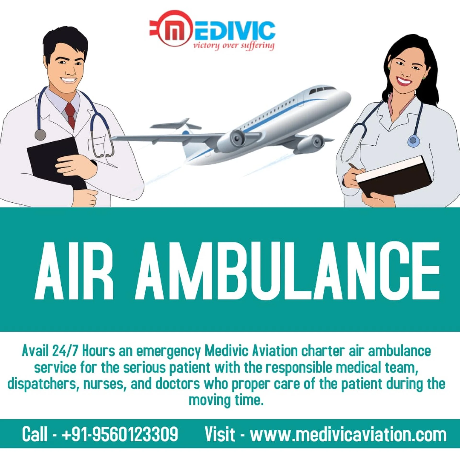 Medivic Aviation Air Ambulance in Delhi Is a Ray of Hope in Medical Catastrophe