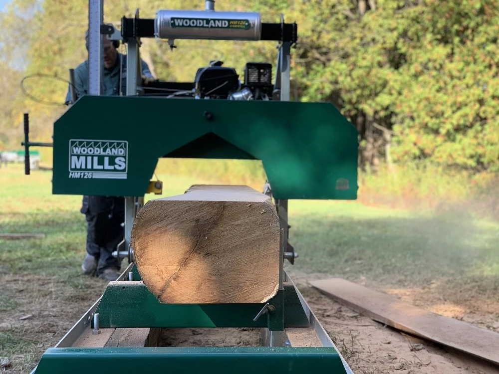 What to Do With All That Sawdust From Your Sawmill Bandsaw