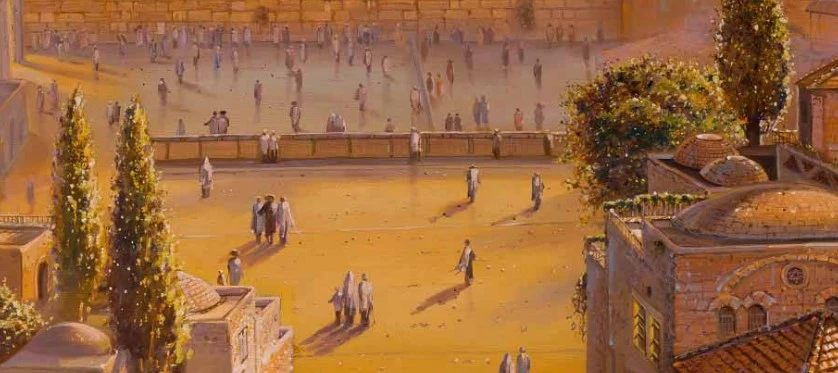 Know About Sukkah Art Banner and Jewish Life Paintings