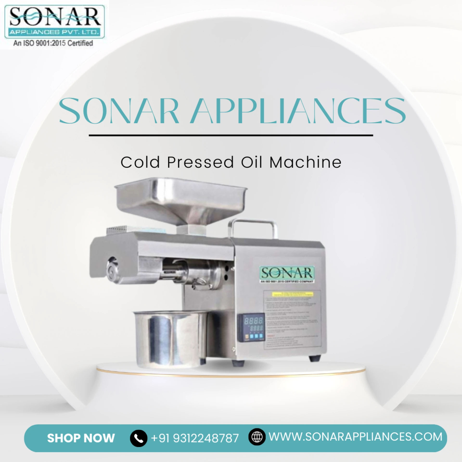 Sonar Appliances: Pioneers in Cold Pressed Oil Machines