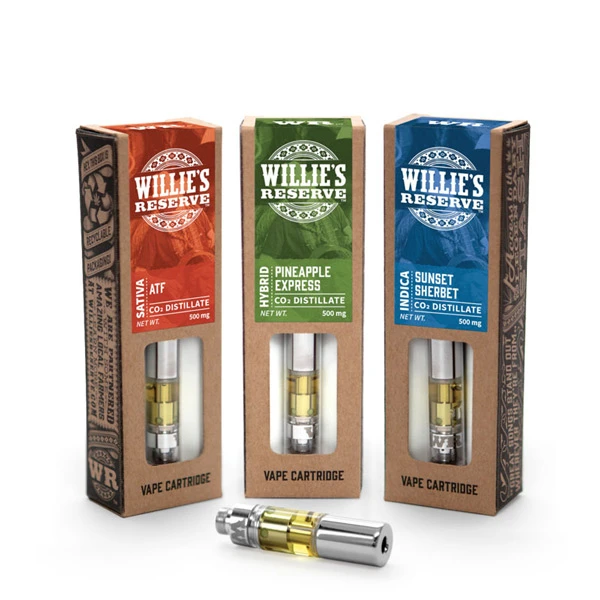 What are the different types of vape cartridge boxes?