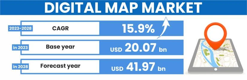 Digital Map Market Size to Expand Significantly by the End of 2028